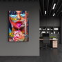 Wallity Pintura Decorativa de Vidrio Templado 70 x 110 cm